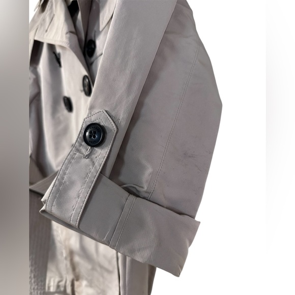 Burberry Knightsdale Double-Breasted Trench Coat Rain Jacket - Size 4 - Picture 5 of 14